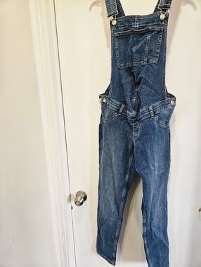 NWT Mango Marernity Denim Overall - Size Medium